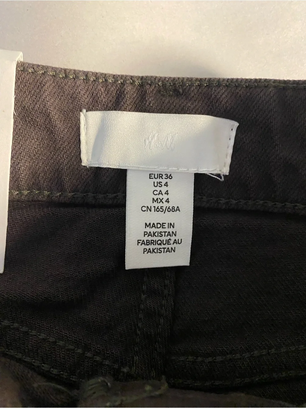 NWT H&M Wide Leg High Waist Full Length Chocolate Jeans - Picture 5 of 8